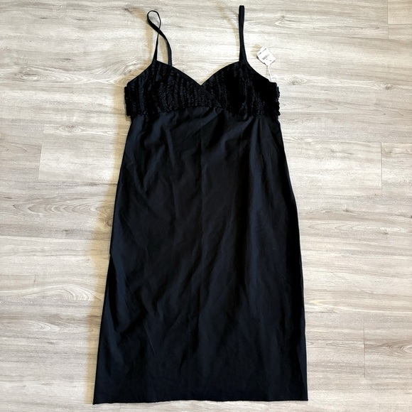 Nordstrom Dresses & Skirts - Black Ruffled Bodice Lightweight Women's M Dress Romantic Minimal Balletcore